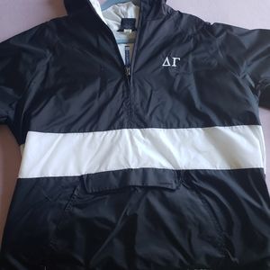 Delta Gamma Charles River Rainjacket